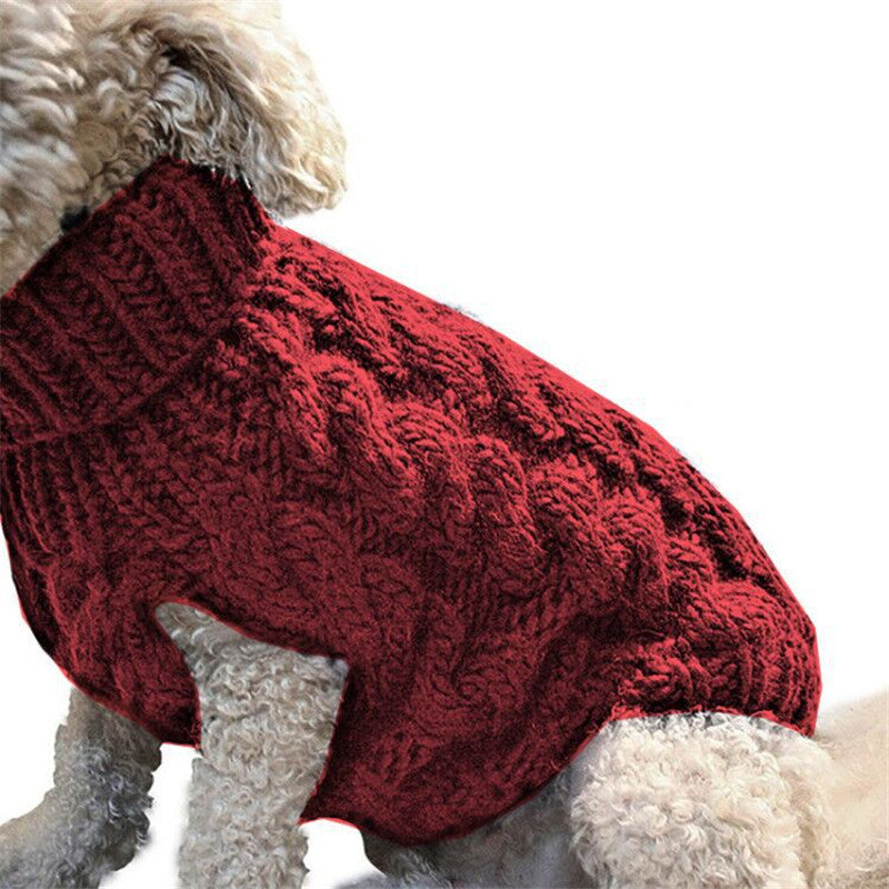 Colorful Winter Sweater For Dog
