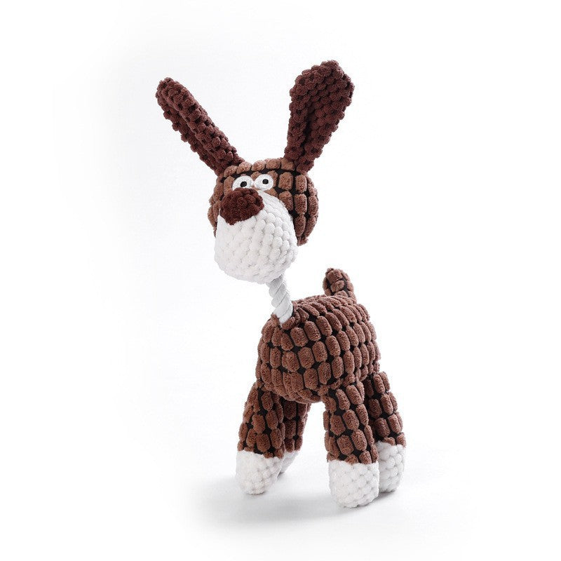 Soft Animal Shaped Interactive Dog Toys