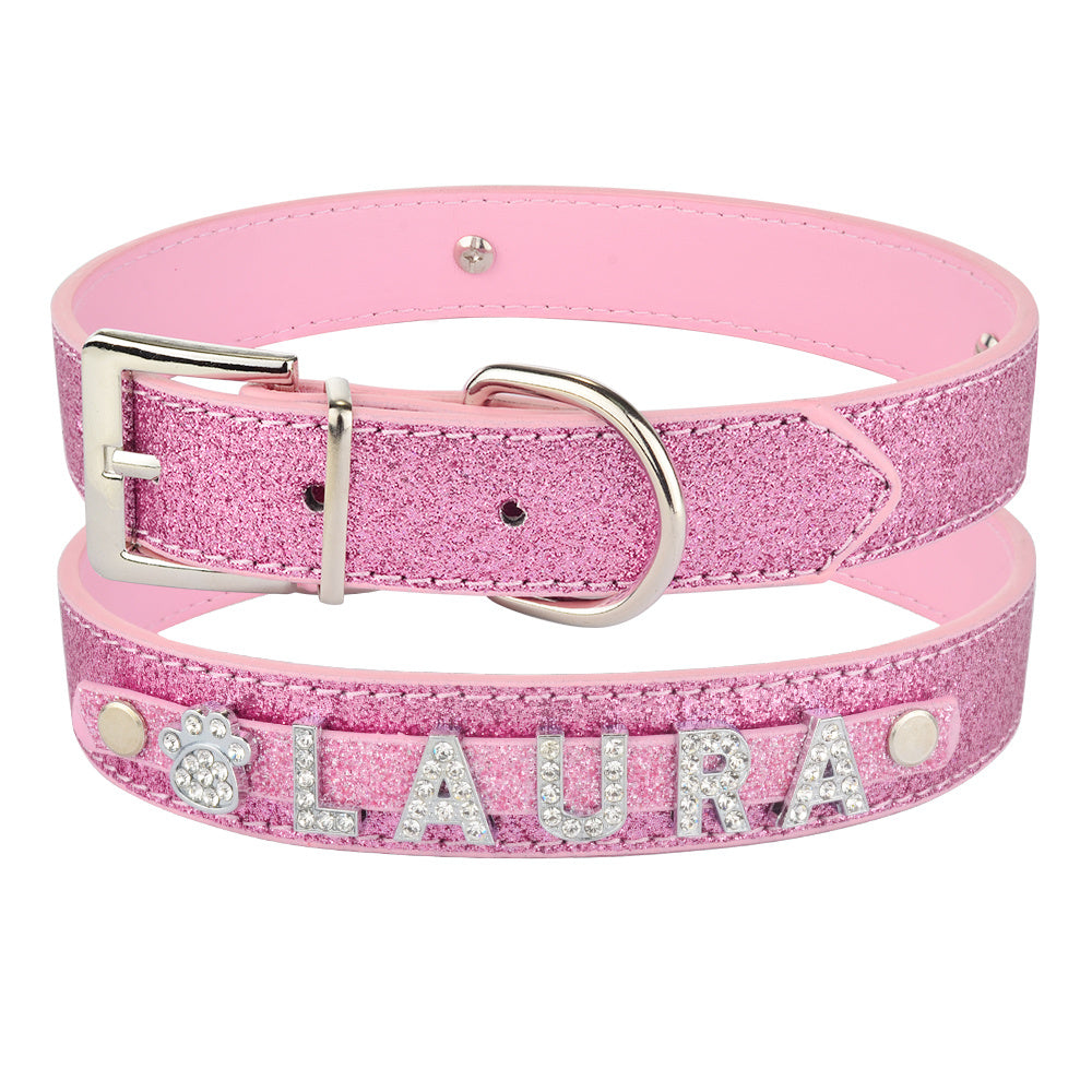 Personalized DIY Dog Name Collar Accessories