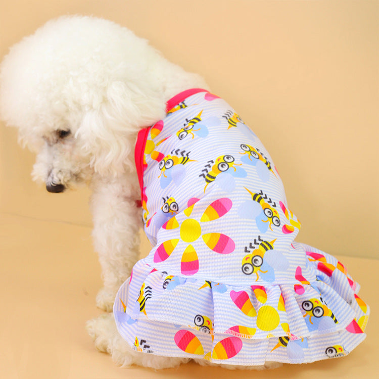 Pet Dress with Streamer Skirt and Princess Flair