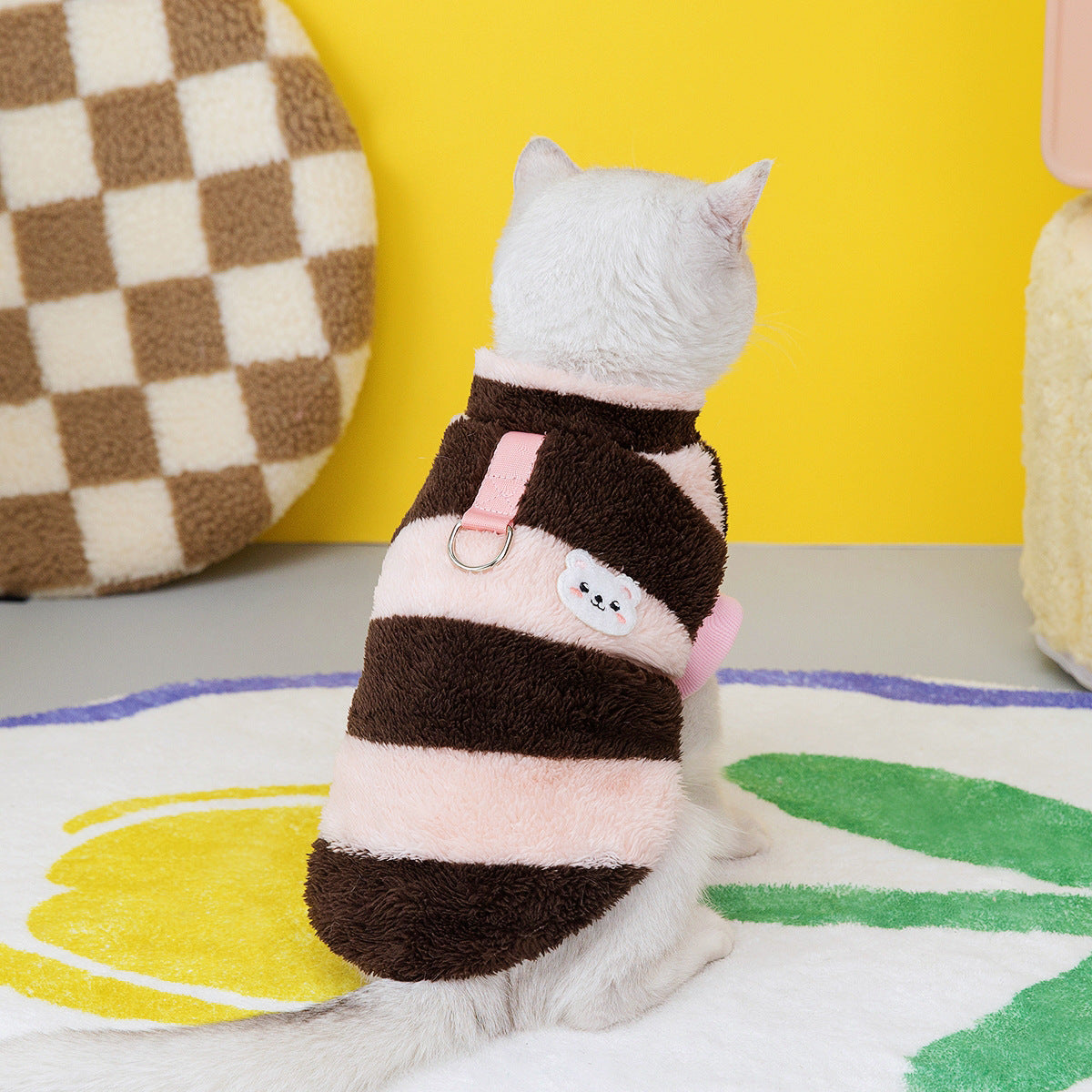 Cozy Fleece Sweatshirt for Cats