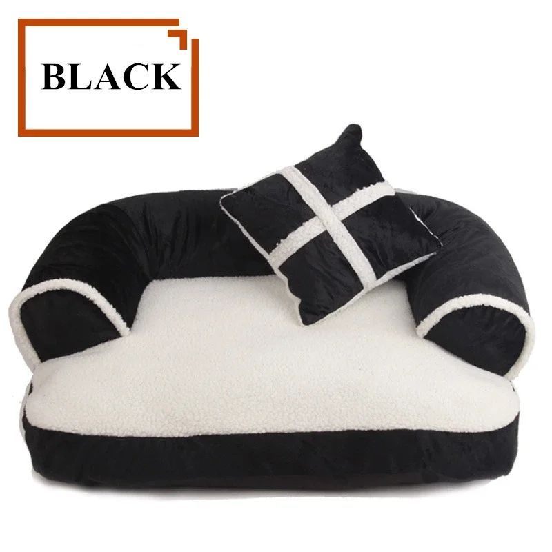 Comfortable Plush Puppy and Kitten Nest