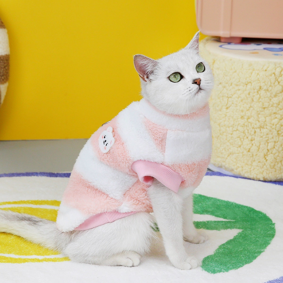 Cozy Fleece Sweatshirt for Cats