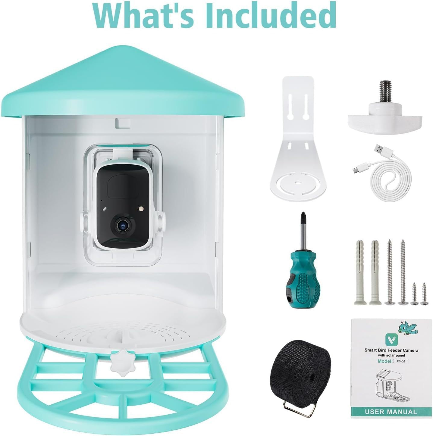 Wi-Fi Enabled Feeder Surveillance Camera