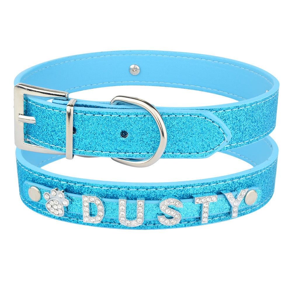 Personalized DIY Dog Name Collar Accessories