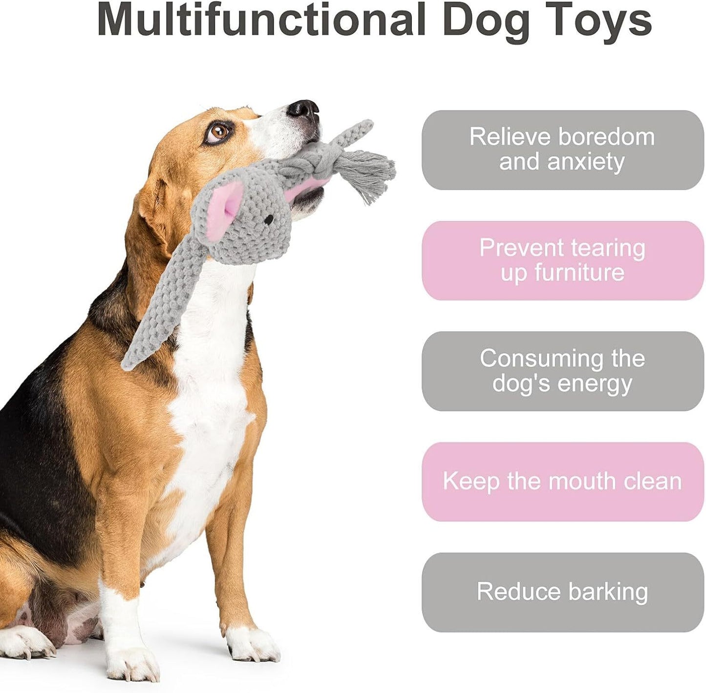Interactive Squeaky Dog Toys