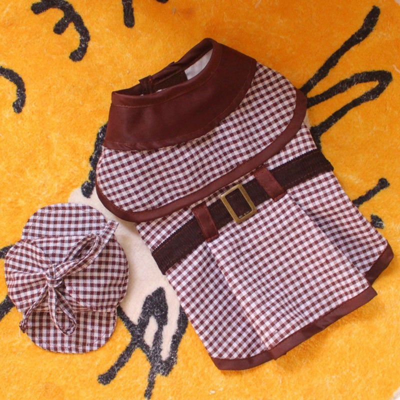 Cloak and Hat Detective Suit for Pets