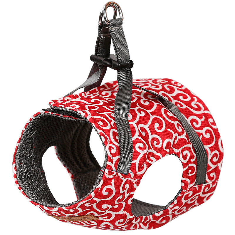 Chest Harness Vest for Cats with Traction Rope
