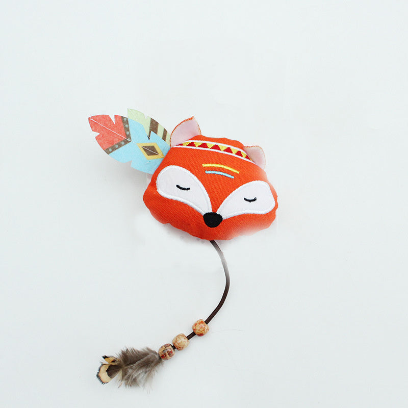 Interactive Cat Kickers for Indoor Cats with Jungle Animal Designs