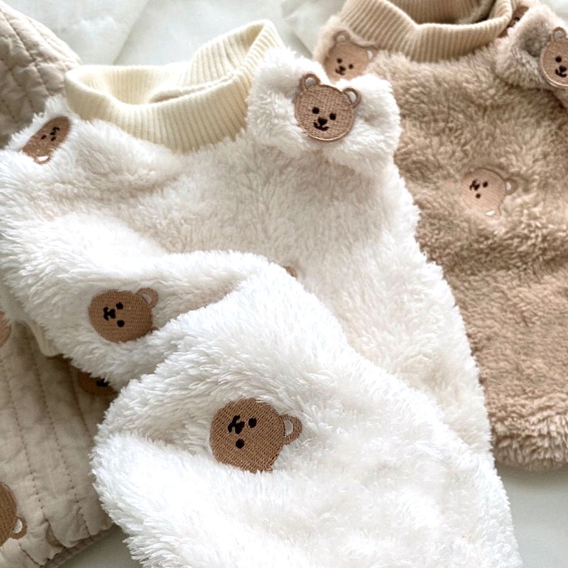 Cozy Dog Jacket with Embroidery