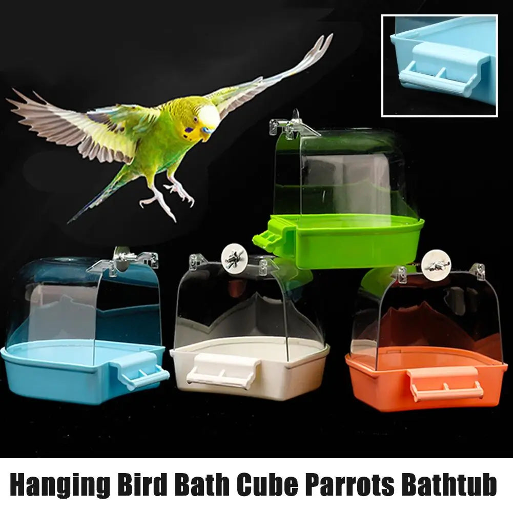 "Durable, Waterproof Hanging Bird Bath, Easy To Clean, For Parrots and Mynas