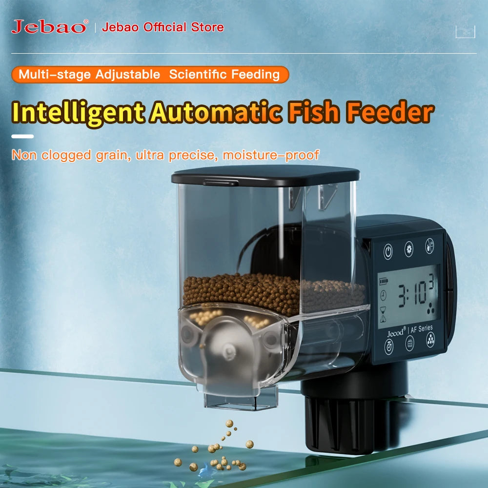 Intelligent Automatic Fish Feeder for Aquariums with Wifi & Digital Timer