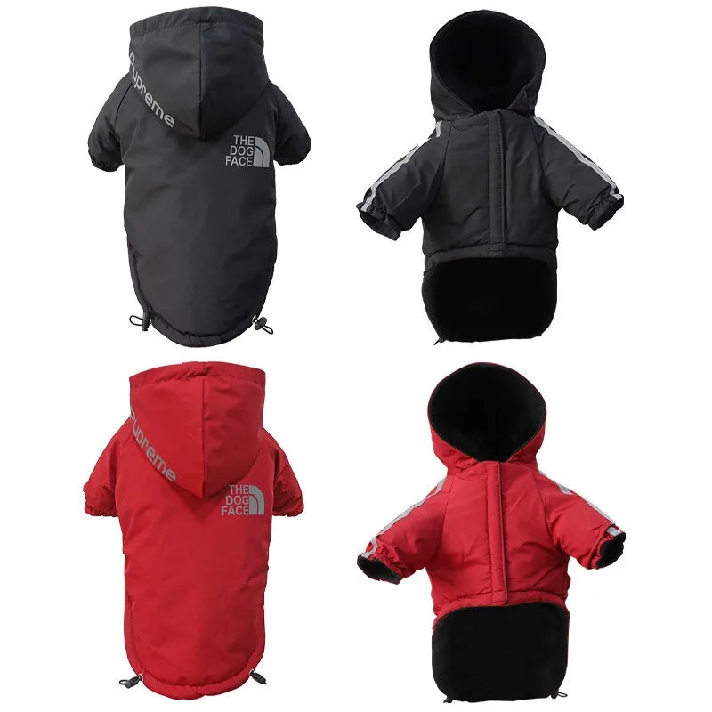 Waterproof Fleece Dog Coat