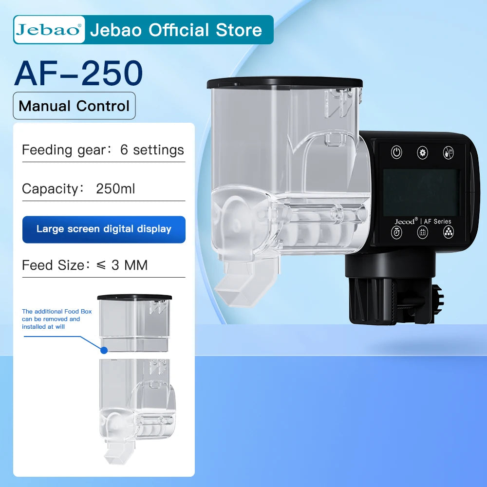 Intelligent Automatic Fish Feeder for Aquariums with Wifi & Digital Timer