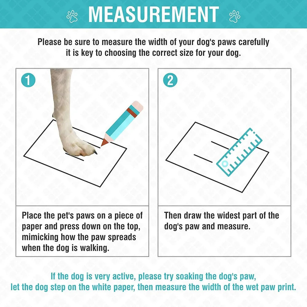 Non-slip Rain Footwear for Small Dogs, Puppies, and Cats