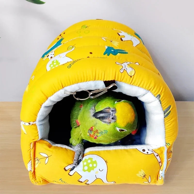 Single Cute Print Birds Bed