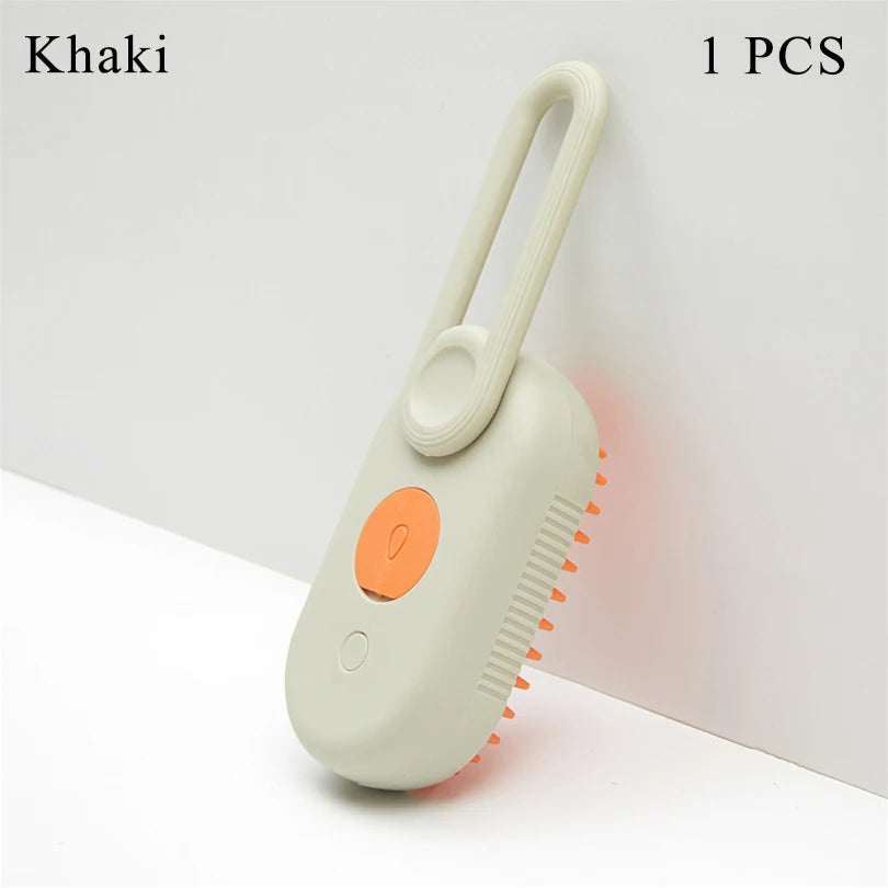 3-in-1 Cat and Dog Pet Steam Massage Brush