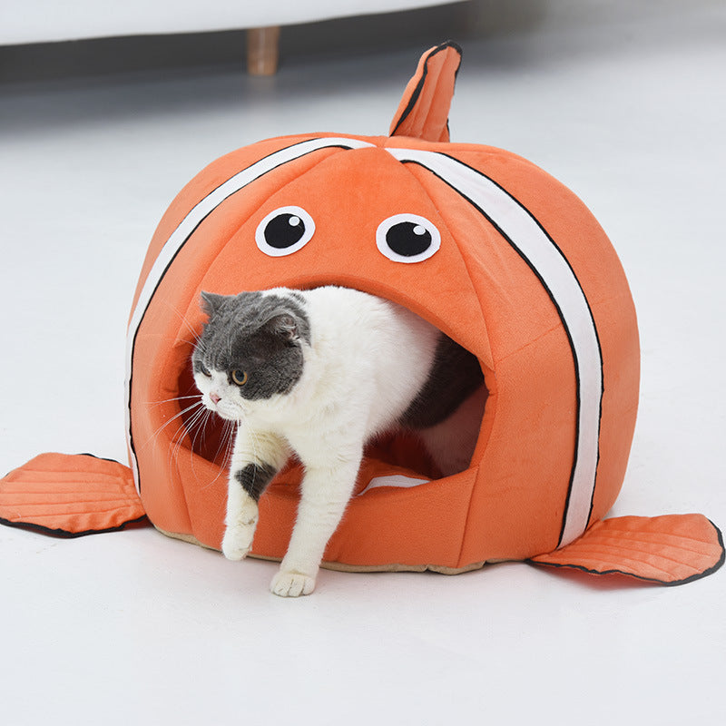 Fish Syle House For Cats