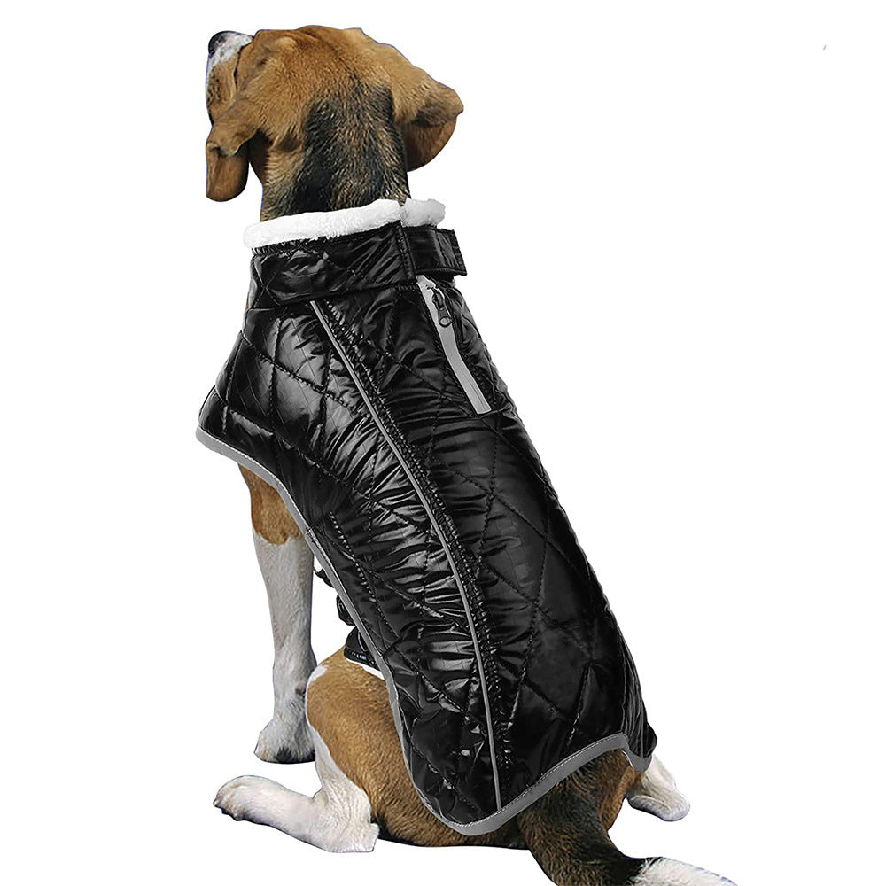 Warm Velvet Pet Apparel with Waterproof Protection