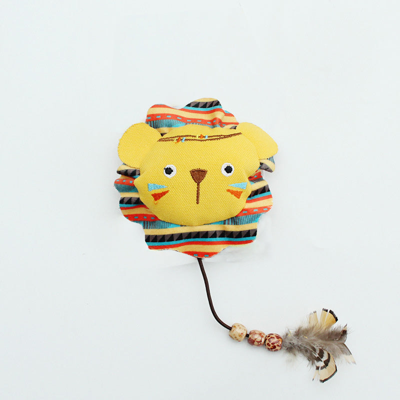 Interactive Cat Kickers for Indoor Cats with Jungle Animal Designs