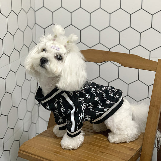 Cozy Teddy Bear Dog Jacket for Fall and Winter