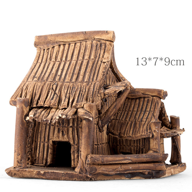 Porcelain Houses Ancient Aquarium Aquarium Landscape Decoration