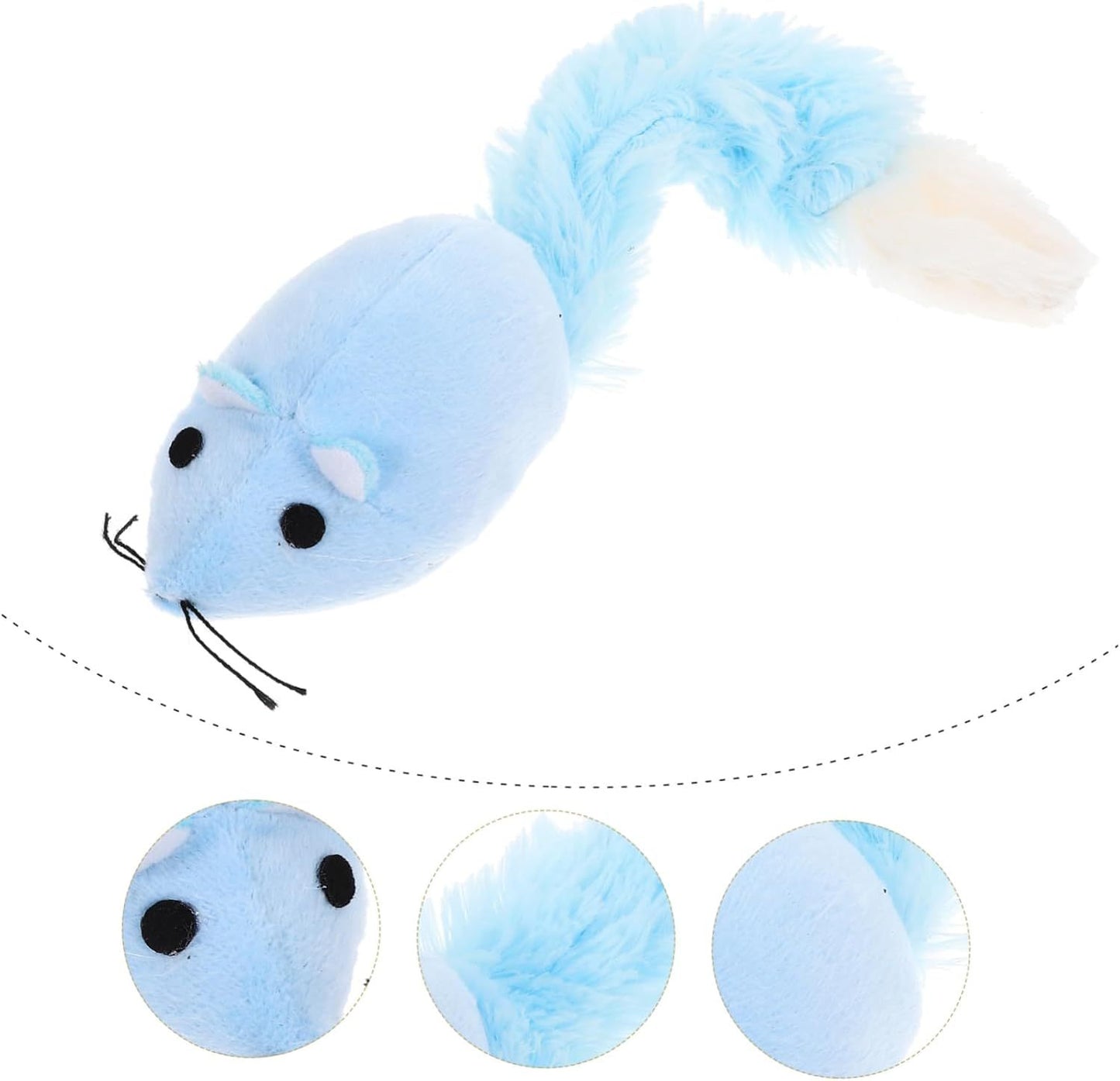 Stuffed Mouse Chew Toy for Cats