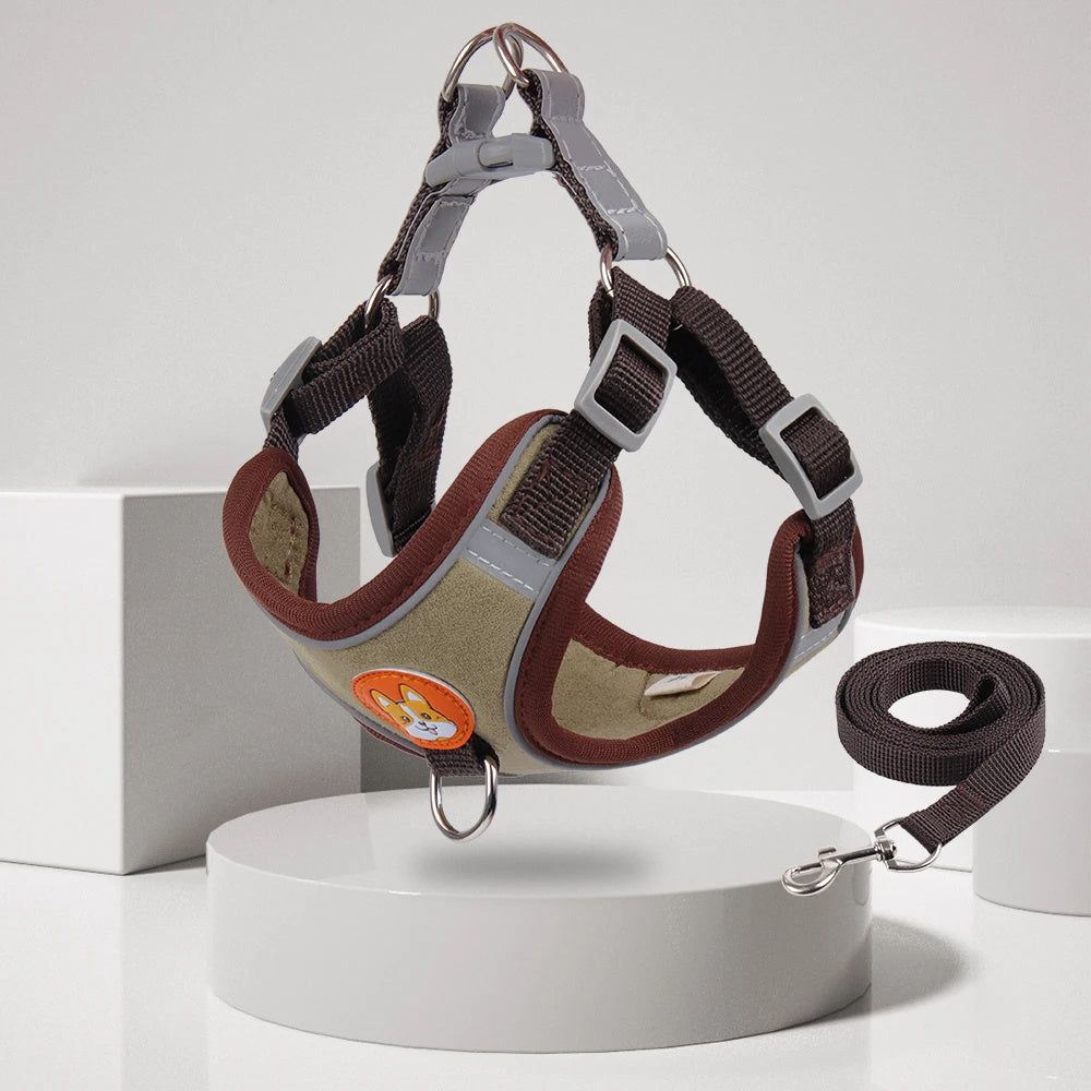 Pet Dog Harness and Leash Set