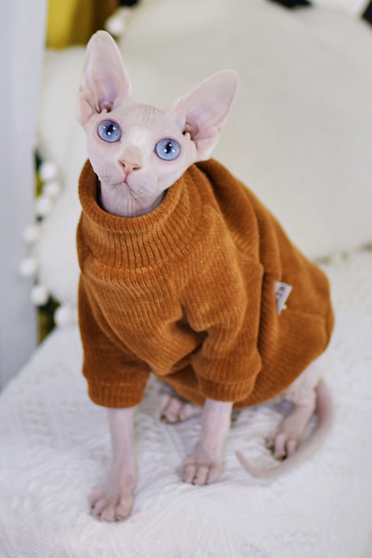 Winter Warmth Chenille Cat Sweater