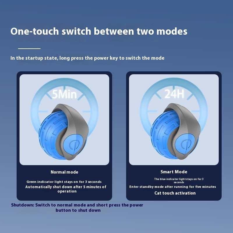 Interactive Cat Toys Ball Auto Electric Rolling Ball Toys For Cats