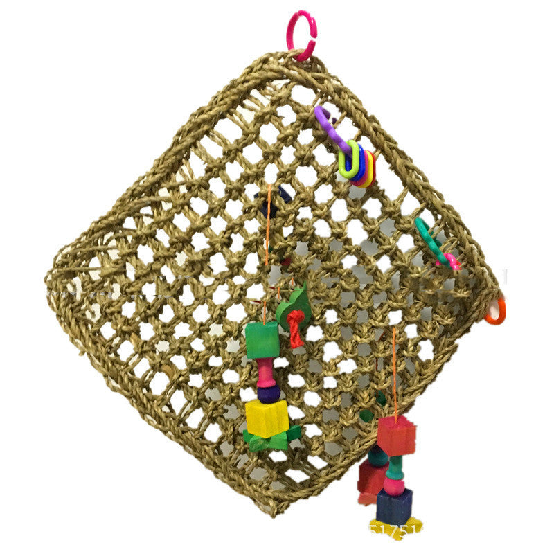 Eco-Friendly Natural Straw Bird Hammock