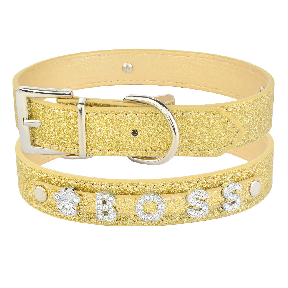 Personalized DIY Dog Name Collar Accessories