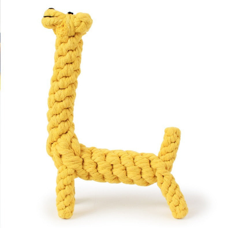 Durable Giraffe Shaped Dog Chew Toy for Dogs