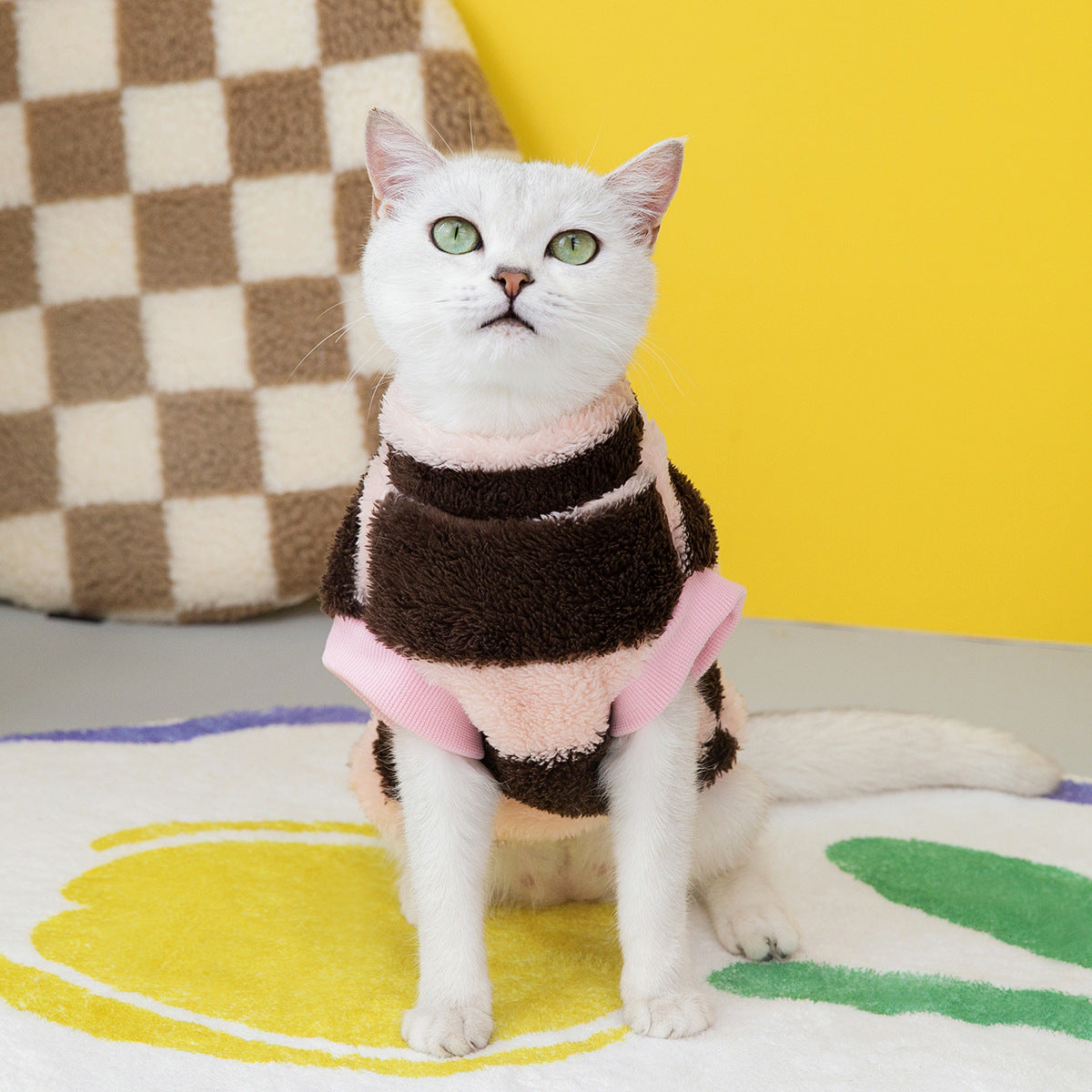 Cozy Fleece Sweatshirt for Cats