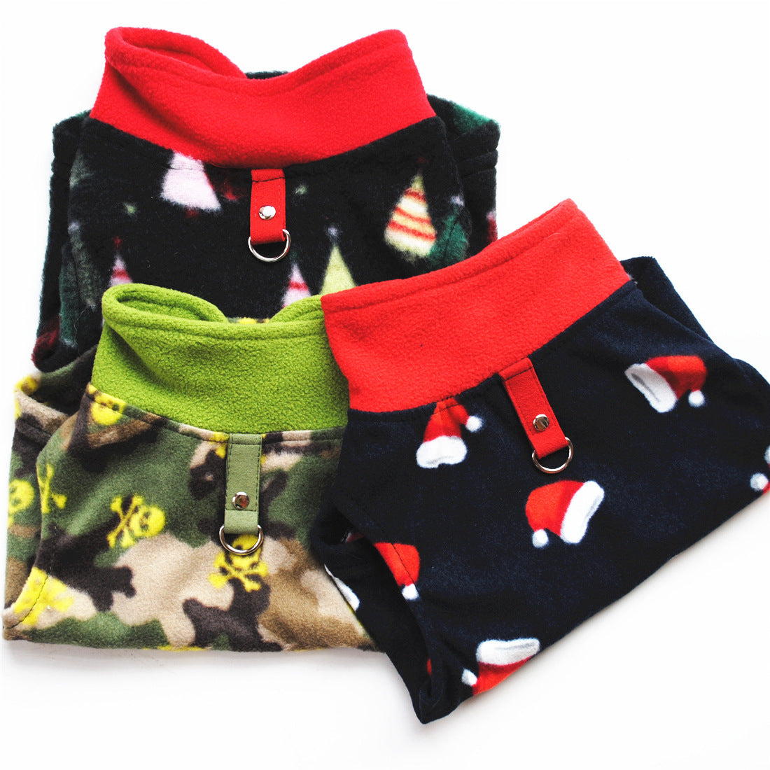 Cozy Fleece Dog Clothes for Fall & Winter