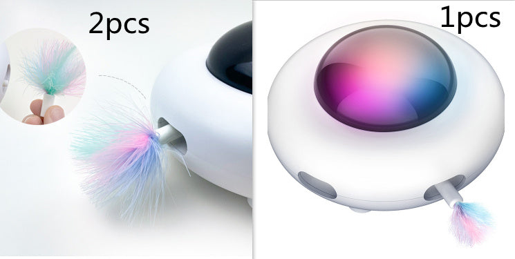 Cat Toy Gravity UFO Smart Teaser Electric Flying Sucer