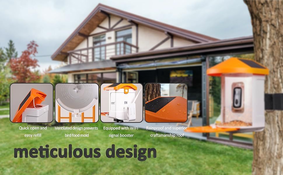 Wi-Fi Enabled Feeder Surveillance Camera